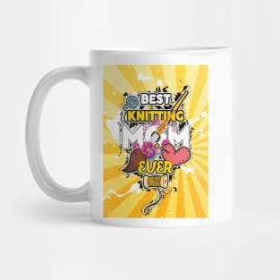 best knitting mom ever Mug